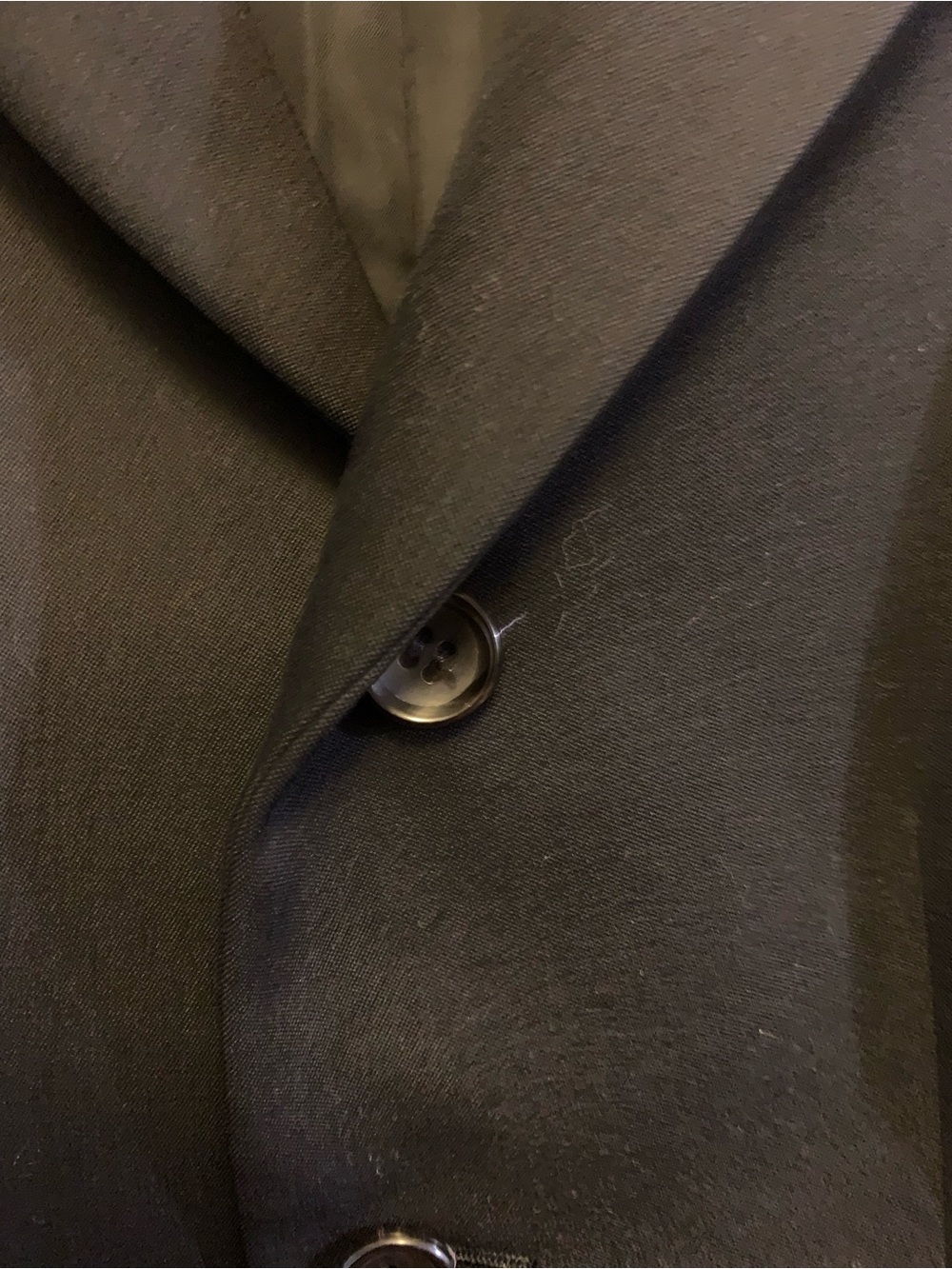 Yohji Yamamoto Black Wool Women’s Three-Button Sport Coat - Picture 2 of 7